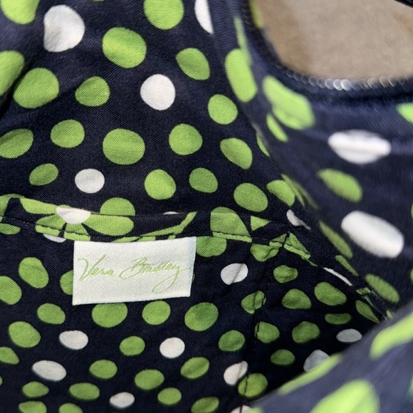 Vera Bradley -Navy Green White -Floral Nightingale -Crossbody Shoulder Bag Purse - Picture 10 of 16